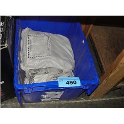 Plastic storage container of aluminum oxide