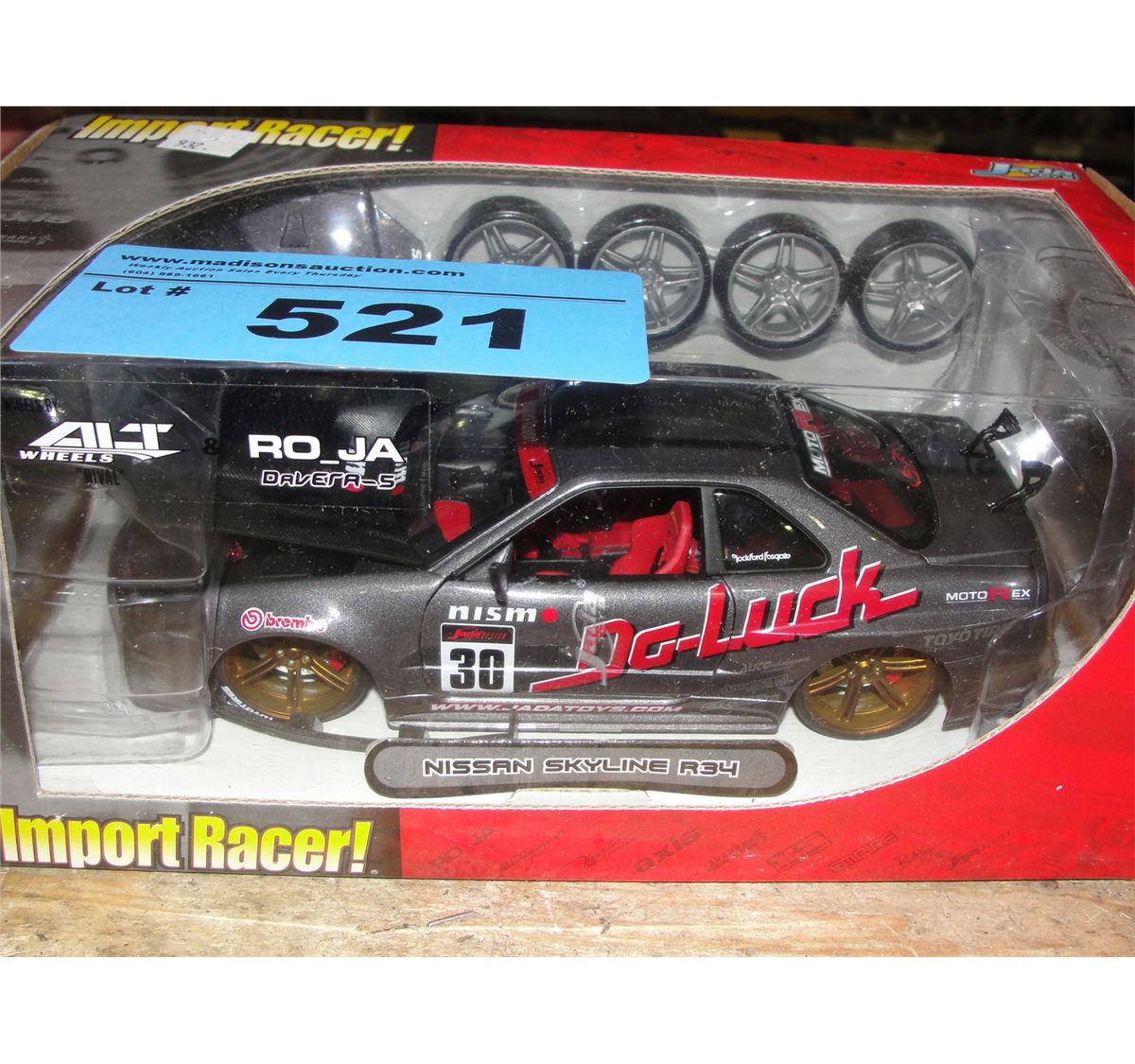 Import racer diecast metal collectors car