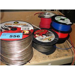 500F spool of clear speaker wire