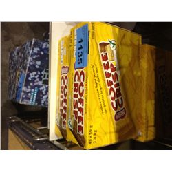 One box of coffee crisp chocolate bars