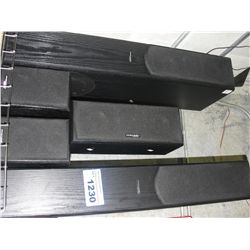 Emerson mobile 3way high power automobile speaker