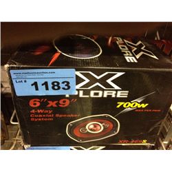 Xplore 6x9 4way 700W automobile speaker system