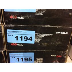 Sniper 400W 2way automobile speaker system