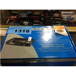 Dynex 5port gigabite ethernet switch