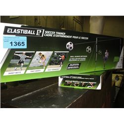 One elastaball soccer trainer