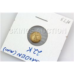 22K Gold Mini St. Gauden (Plated)