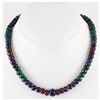 Image 1 : 340.33ct Natural Multi-Color Rondelles Necklace