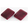 Image 1 : 117.77ctw Ruby EmeraldCut LooseGemstone Lot of 2