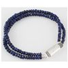 Image 1 : 67.21ct Natural 2 Row Sapphire Micro Faceted Bracelet