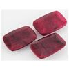 Image 1 : 166.80ctw Ruby Cushion Cut Loose Gemstone Lot of 3