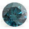 Image 2 : 6.8mm-1.31 cts. Loose Sky Blue Diamonds Round, SI