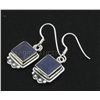 Image 2 : Sterling Silver 32.00ctw CorrundumSapphireEarring