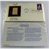 Image 2 : 22" Gold Stamp (Plated) 1st Day Issue (Organized Labor