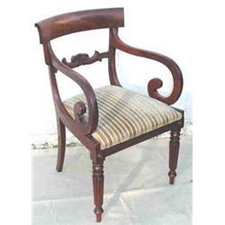 A SET OF 6 19th CENTURY MAHOGANY DINING CH...