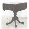 Image 1 : A 19th CENTURY MAHOGANY DROP LEAF WORK TAB...