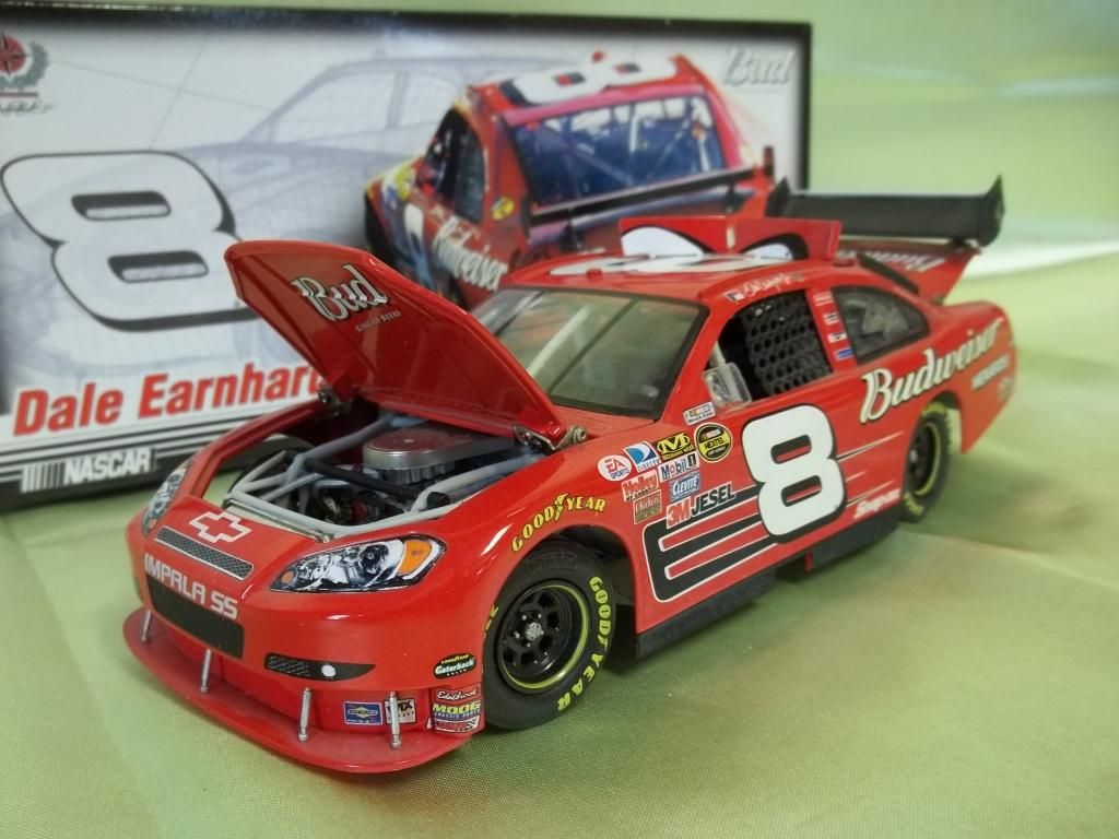 Dale Earnhardt Jr. Signed LE #8 Budweiser Autographed 2007 Monte Carlo Ss 124 Scale Die Cast Car Earnhardt Hologram Pristineauction.com Dale Earnhardt Jr. Signed LE #8 Budweiser Autographed 2007 Monte Carlo Ss 124 Scale Die Cast Car Earnhardt Hologram Pristineauction.com