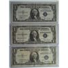 Image 1 : 3 - 1935 $1 Silver Certificate Notes