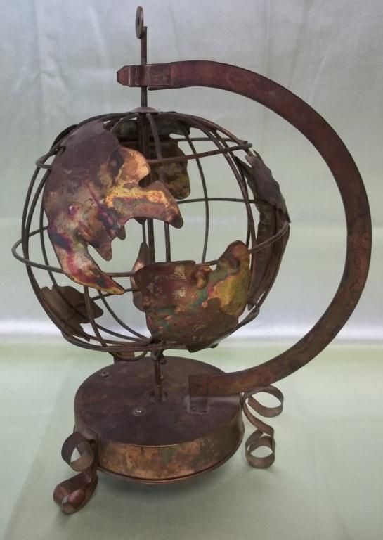 Vintage Tokiwa Rotating Globe Music Box