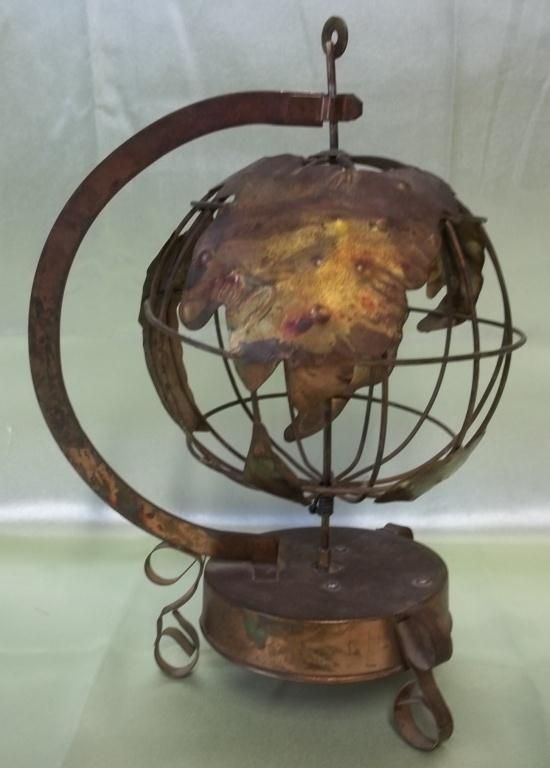 Vintage Tokiwa Rotating Globe Music Box