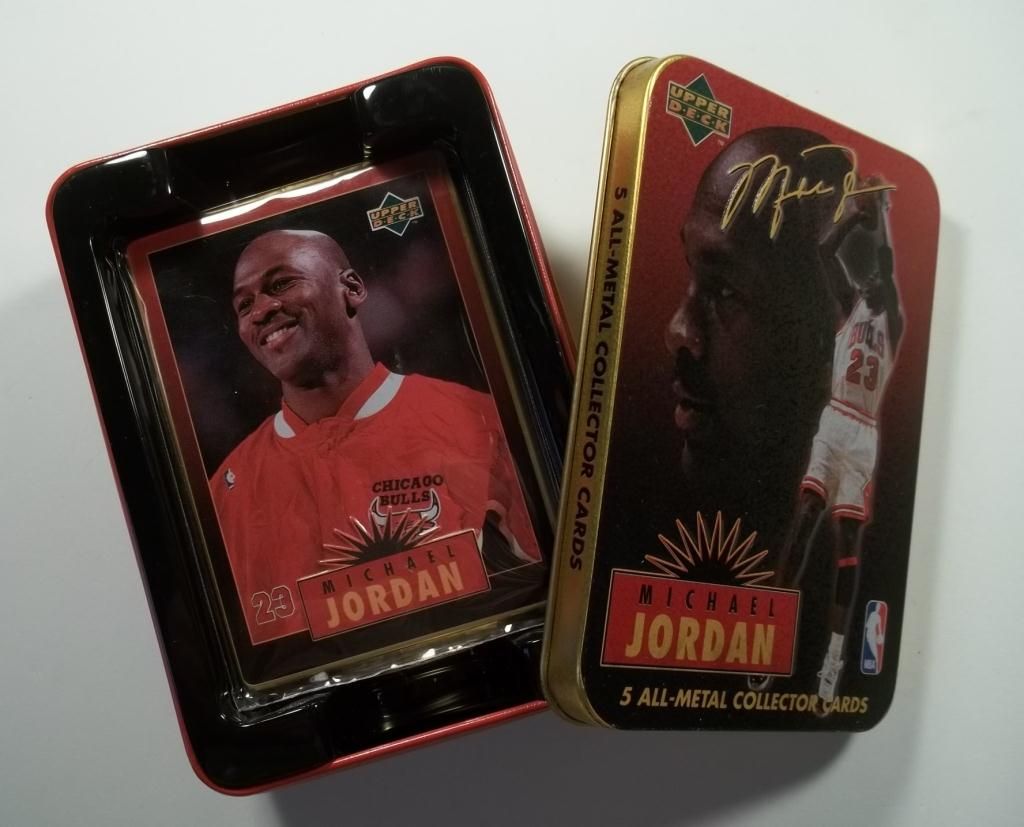 michael jordan all metal collector cards