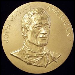 US Mint John Wayne 3” Bronze Medallion