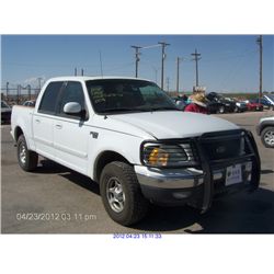 2001 - FORD F150