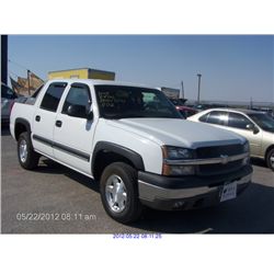2003 - CHEVROLET AVALANCHE