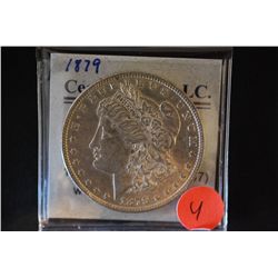 1879 Silver Morgan $1; EST. $30-40