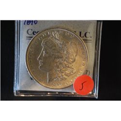 1890 Silver Morgan $1; EST. $30-40