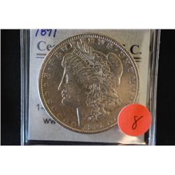 1891 Silver Morgan $1; EST. $30-40
