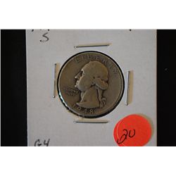 1948-S Washington Quarter; G4; EST. $6-10