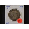 Image 1 : 1903-S Barber Half Dollar; G4; EST. $10-65