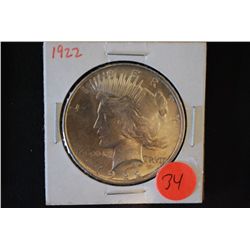 1922 Peace $1; EST. $30-60