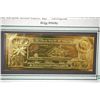 Image 1 : Central Bank Of Belize $100 Foreign Bank Note; "Brigg Whitby"; The First Gold Bank Notes Of Belize; 
