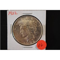1922 Peace $1; EST. $40-60