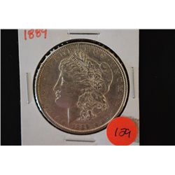 1889 Silver Morgan $1; EST. $40-60