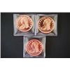Image 1 : Copper Round "Liberty Bust"; .999 Fine Copper 1 Oz.; Lot of 3; EST. $10-20