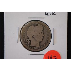 1902 Barber Quarter; G03; EST. $8-15