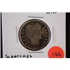 Image 1 : 1898 Barber Quarter; G4 Scratches; EST. $8-15
