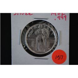 American Precious Metals Exchange Silver Round; .999 Fine Silver 1/4 Oz.; EST. $10-15