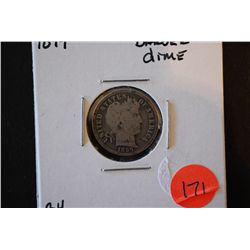 1899 Barber One Dime; G4; EST. $3-5