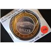 Image 1 : Bally's Las Vegas NV Limited Edition Two-Tone $10 Gaming Token; .999 Fine Silver .60% Oz. ASW; EST. 