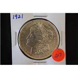 1921 Silver Morgan $1; EST. $25-40