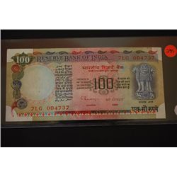 India 100 Rupees Foreign Bank Note; EST. $10-20