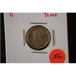 1925-D Mercury Dime; EF40; EST. $100-150