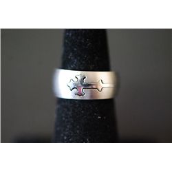 Two Cross Double Cut-Out Ring Size 5.5; EST. $10-20