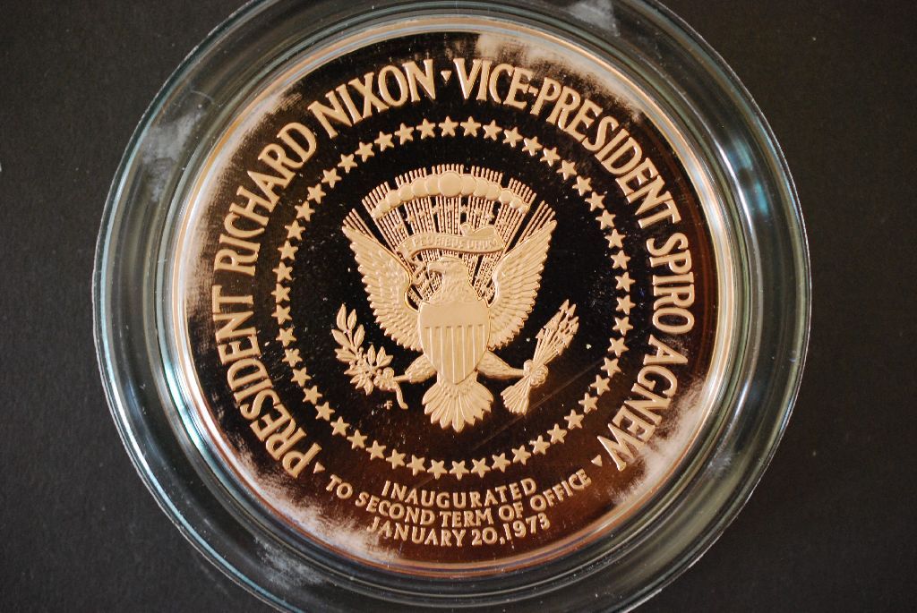 1973 Official Presidential Inaugural Medal President Richard Nixon