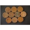 Image 2 : Indian Head One Cent; Lot of 10; EST. $10-20