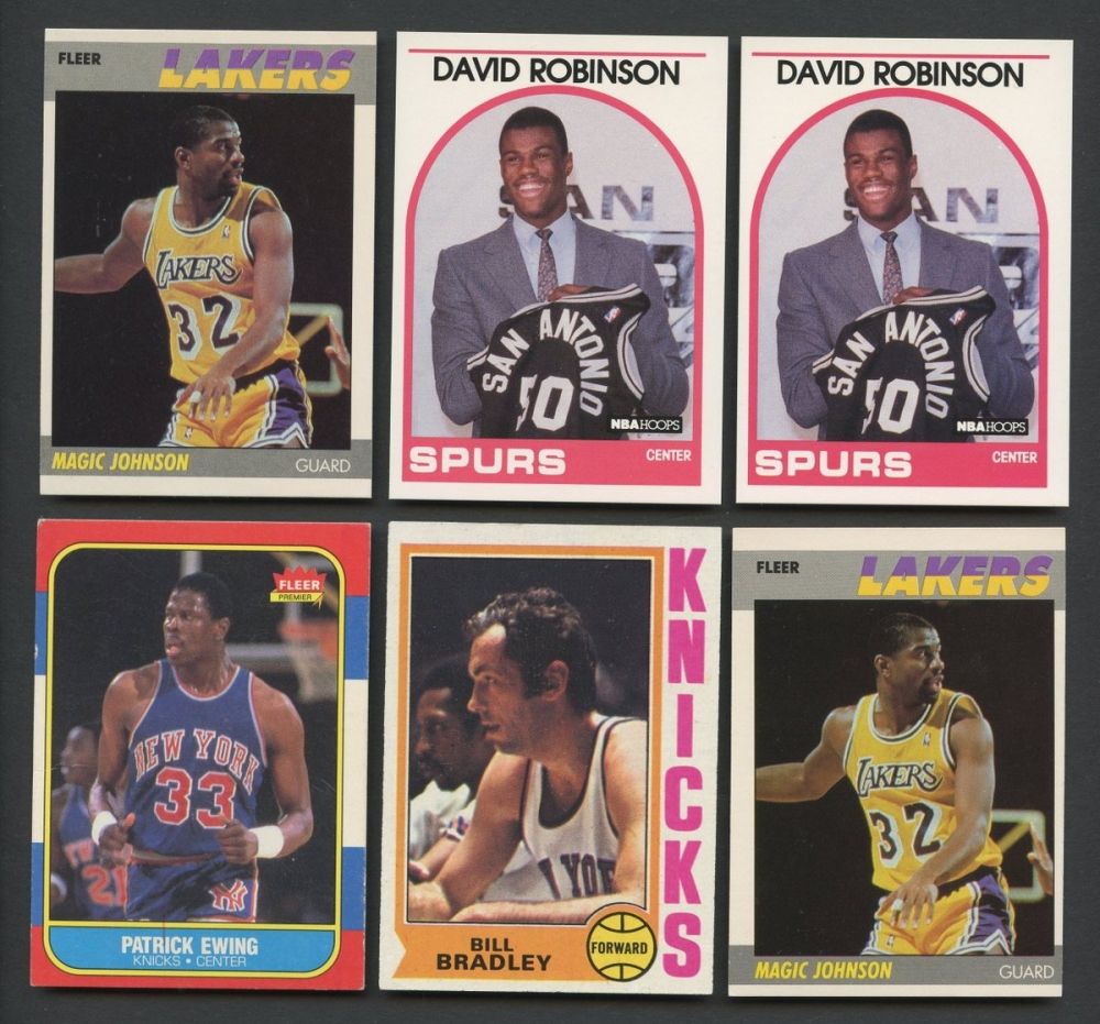Lot of (12) Vintage Basketball Cards with 1985-86 Star #2 Charles Barkley,  Patrick Ewing RC