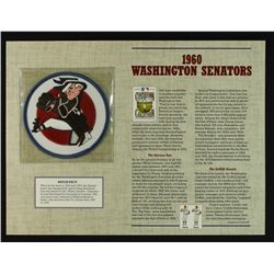 1960 Washington Senators 12x9 Cooperstown Collection Commemorative Patch Display